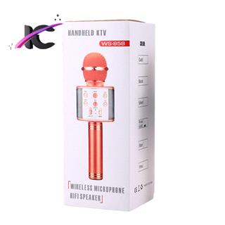 میکروفون اسپیکر دار بلوتوثی مدل WS-858